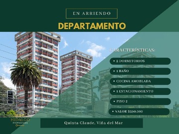 Arriendo Mensual / Departamento / Viña del Mar