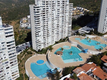 Departamento en arriendo mensual en Arriendo Hermoso Depto 3 piscinas Reñaca (177171), Viña del Mar - 3 dormitorios, 2 baños