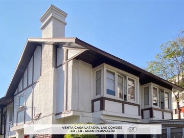 Casa en venta en Latadía, americo vespucio, Las Condes - 4 dormitorios, 3 baños