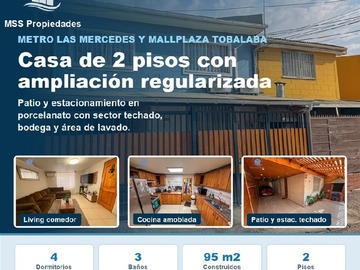 Casa en venta en Casa Cerro Salto de las Lajas 1342, Puente Alto