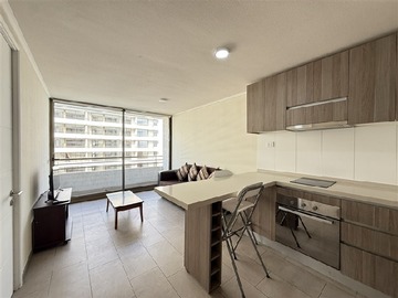 Departamento en arriendo mensual en Av Quilin 139 depto amoblado con estacionamiento, Macul - 1 dormitorio, 1 baño