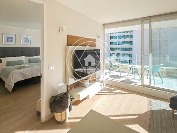 Departamento en venta en Hermoso Dpto Bosques de Montemar - Concon (167236), Concón - 1 dormitorio, 1 baño