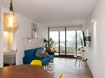 Departamento en venta en Avenida Borgoño, Concón - 1 dormitorio, 1 baño