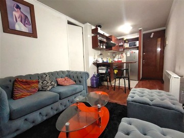 Departamento en venta en KLG - Depto 1D 1B y Estacionamiento Fray Camilo, Metro Parque Bustamante, Santiago - 1 dormitorio, 1 baño