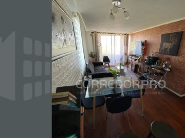 Departamento en venta en Depto. Amoblado con 3d + 2b + estacionamiento y bodega, Santiago - 3 dormitorios, 2 baños