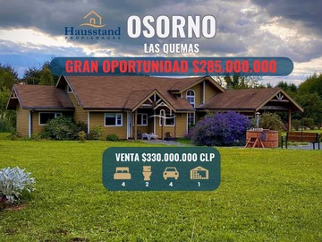 Terreno en venta en {"Error":"Could Not Find A Suitable Tls Ca Ce (162877), Osorno - 4 dormitorios, 3 baños