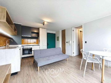 Departamento en arriendo mensual en Avenida General Bustamante, Ñuñoa - 1 dormitorio, 1 baño