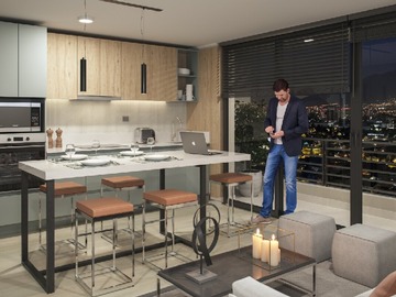 Departamento en venta en Walker Martínez 725, La Florida - 1 dormitorio, 1 baño