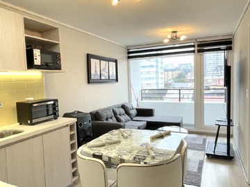 Departamento en arriendo mensual en Maipú con pelantaro, Concepción - 1 dormitorio, 1 baño