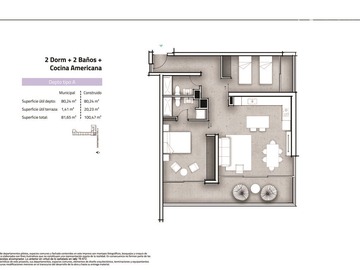 Venta / Departamento / La Serena