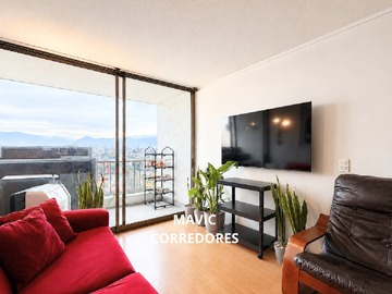 Departamento en venta en Pucará, Ñuñoa - 2 dormitorios, 1 baño