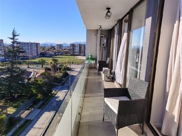 Departamento en arriendo mensual en Condominio Borde Andino, Rancagua - 2 dormitorios, 2 baños