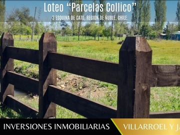 Parcela en venta en Parcela en venta 3 esquina de cato, Coihueco