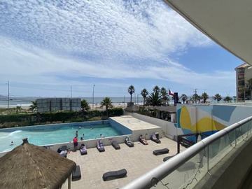 Departamento en arriendo mensual en Aqua resort año corrido 2 dorm 2 baños 1 estacionamiento, La Serena - 2 dormitorios, 2 baños