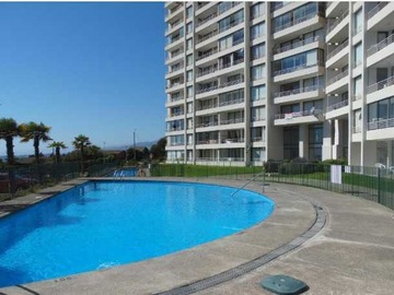 Departamento en arriendo mensual en Arriendo depto amoblado frente al mar (86116), Concón - 2 dormitorios, 2 baños