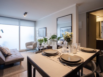 Departamento en arriendo mensual en Tocornal 661, Santiago - 1 dormitorio, 1 baño