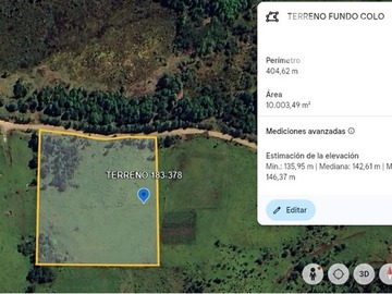 Parcela en venta en Sector rural montemar, Quemchi