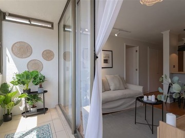 Departamento en venta en Depto Amoblado en Providencia 2D 2B | Ideal Inversión | Metro Manuel Montt, Providencia - 2 dormitorios, 2 baños