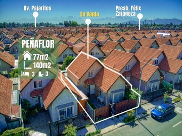 Casa en venta en Presbítero Félix Zaragoza Sesmero 2471, Peñaflor, Santiago Metropolitan Region 9750000, Chile, Peñaflor - 3 dormitorios, 3 baños