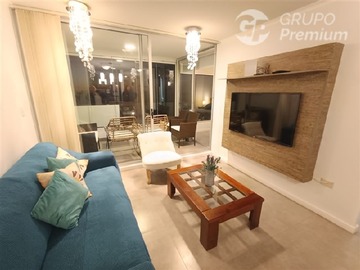 Departamento en arriendo mensual en Exclusivo departamento amoblado en condominio club oceano 2d 1b 1est., Coquimbo - 2 dormitorios, 1 baño