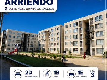 Departamento en venta en Condonomio quinta los angeles, Talca - 2 dormitorios, 1 baño