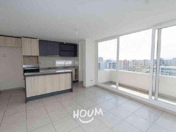 Departamento en arriendo mensual en Carvajal, La Cisterna - 3 dormitorios, 2 baños