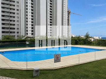 Departamento en arriendo mensual en Amoblado, vista y piscina! (175662), Coquimbo - 2 dormitorios, 1 baño