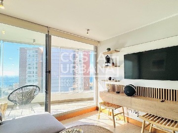 Departamento en arriendo mensual en Arenales, Concón - 2 dormitorios, 2 baños