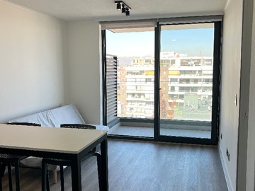 Departamento en arriendo mensual en Moderno Depto con Vistas Panorámicas (129820), Providencia - 1 dormitorio, 1 baño