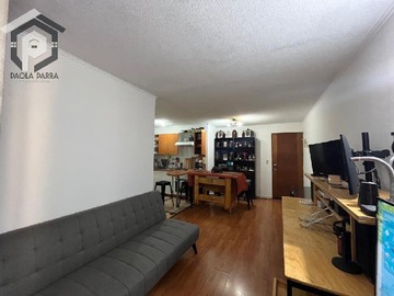 Departamento en venta en A pasos del metro santa ana, cercano a comercio, universidad, Santiago - 2 dormitorios, 1 baño