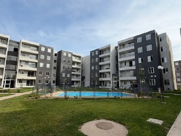 Departamento en arriendo mensual en Valle Lo Campino, Quilicura - 3 dormitorios, 2 baños
