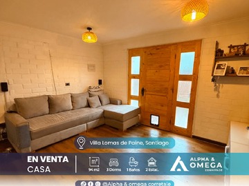 Casa en venta en Tricolor De Paine, Paine, Santiago Metropolitan Region 9540000, Chile, Paine - 4 dormitorios, 1 baño