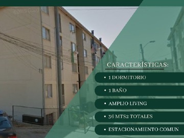 Departamento en venta en Vende hidalgo propiedades, Quilpué - 1 dormitorio, 1 baño