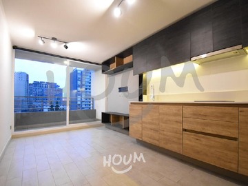 Departamento en arriendo mensual en Rosas, Santiago - 2 dormitorios, 1 baño