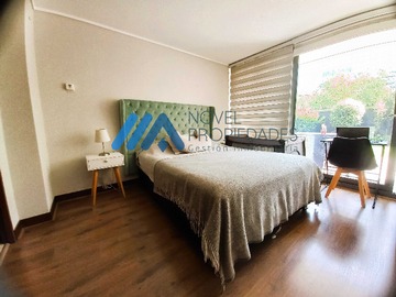 Departamento en arriendo mensual en Amoblado, Seminuevo con jardín (178696), Las Condes - 1 dormitorio, 1 baño