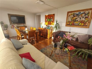 Departamento en venta en Los cerezos, ñuñoa, Ñuñoa - 3 dormitorios, 2 baños