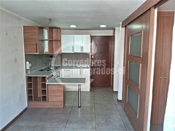 Departamento en arriendo mensual en Metro Santa Lucía, Santiago - 1 dormitorio, 1 baño