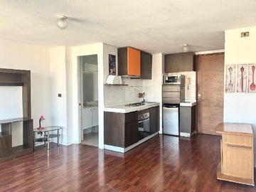 Departamento en arriendo mensual en Avenida España, Santiago - 1 dormitorio, 1 baño