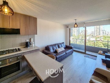 Departamento en arriendo mensual en Jorge Cáceres, La Cisterna - 2 dormitorios, 1 baño