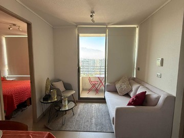 Departamento en arriendo mensual en Dpto Amoblado en La Cisterna (122511), La Cisterna - 1 dormitorio, 1 baño