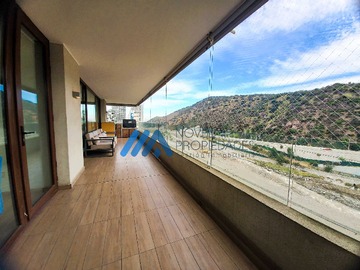 Departamento en venta en Seminuevo, Ampliado con vista despejada (178135), Vitacura - 4 dormitorios, 4 baños