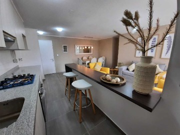 Departamento en arriendo mensual en DP en La Herradura Sur con estacionamiento (152290), Coquimbo - 2 dormitorios, 2 baños