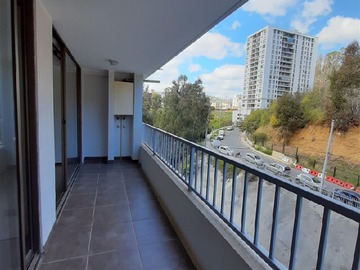Departamento en arriendo mensual en Valle los Ingleses 2, Valparaíso - 1 dormitorio, 1 baño