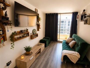 Departamento en venta en Lord Cochrane / Padre Miguel de Olivares, Santiago - 2 dormitorios, 1 baño