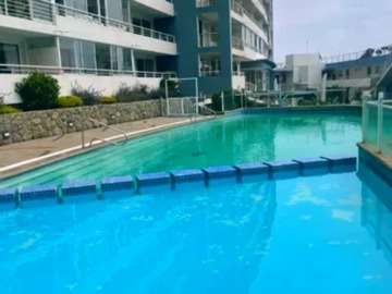 Departamento en arriendo mensual en Avenida Borgoño, Concón - 2 dormitorios, 2 baños