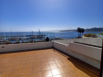 Departamento en arriendo mensual en Av. Borgoño 21066, Concón - 3 dormitorios, 2 baños