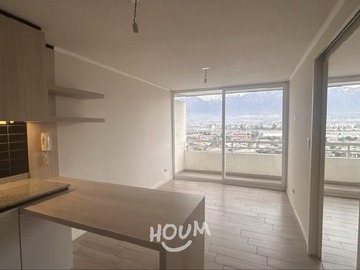 Departamento en arriendo mensual en Nueva Cuatro, La Florida - 1 dormitorio, 1 baño
