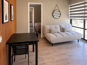 Departamento en arriendo mensual en Amoblado/ Av. Nueva Providencia / Pedro de Valdivia / Gastos comunes incluidos, Providencia - 1 dormitorio, 1 baño