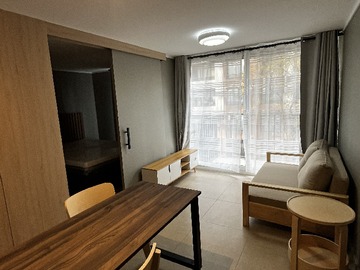 Departamento en arriendo mensual en Vergara 701, Santiago - 1 dormitorio, 1 baño