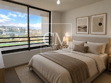Departamento en arriendo mensual en Concón, Villa Aconcagua, Concón - 1 dormitorio, 1 baño